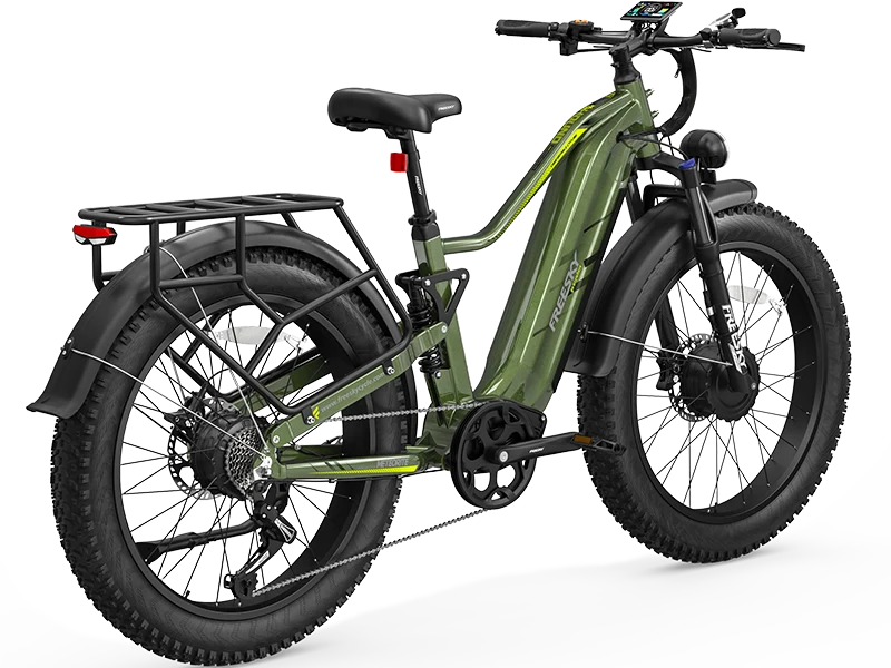 Eurostar electric bike in green, additional product image