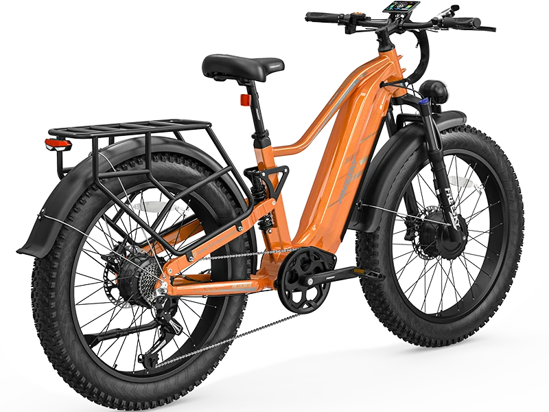 Eurostar electric bike in orange, additional product image