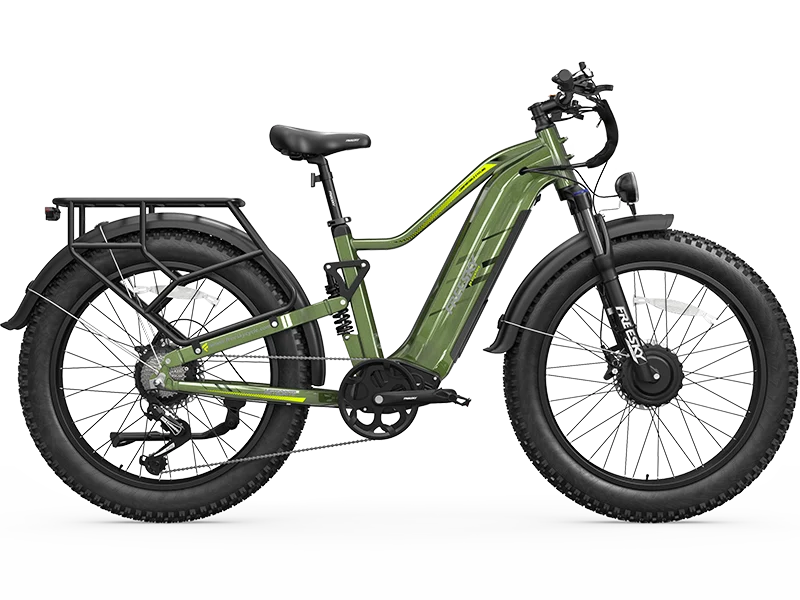 Eurostar electric bike in green