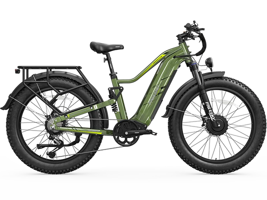 Eurostar electric bike in green