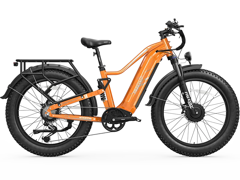 Eurostar electric bike in orange