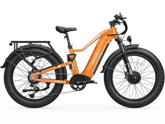 Eurostar electric bike in orange